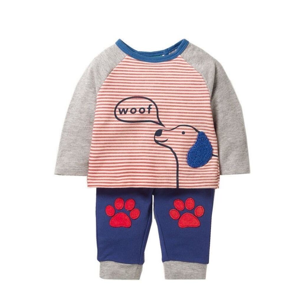Adorable Baby Boden Puppy Play Set - 18-24M Cotton Comfort